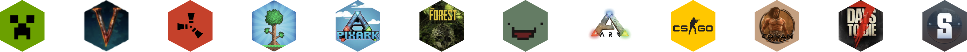 a snapshot of the logos of the games we offer